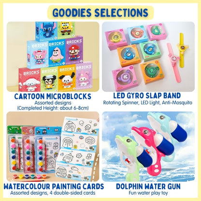 Bobble Head Water Gun Premium Goodie Bag