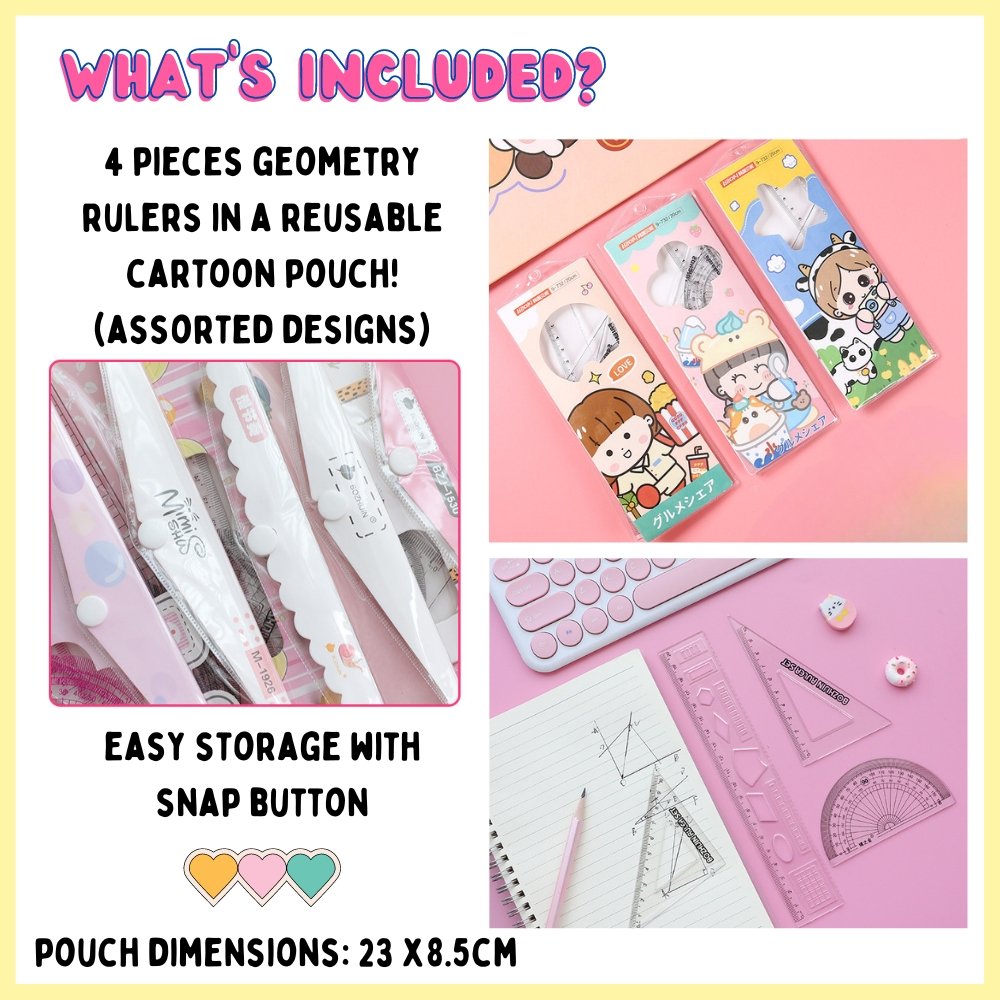 Geometry Ruler Set - Bash Party Store