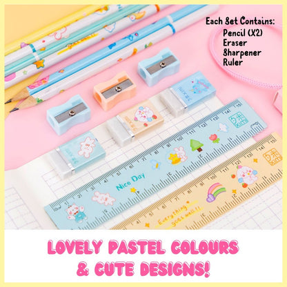 5 pcs Kids Stationeries Set