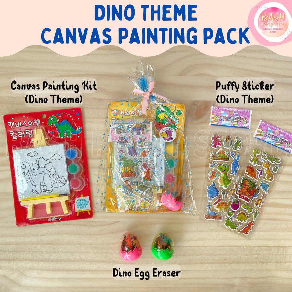 Dinosaur Theme Canvas Painting Goodie Bag - Bash Party Store