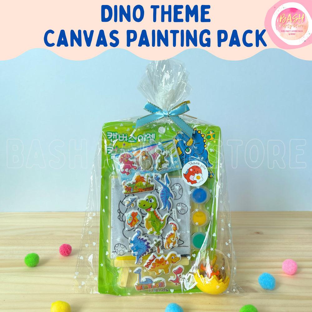 Dinosaur Theme Canvas Painting Goodie Bag - Bash Party Store