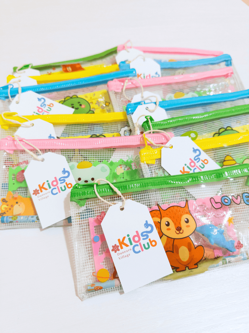 Customised corporate goodie bag party favors for children's event Singapore