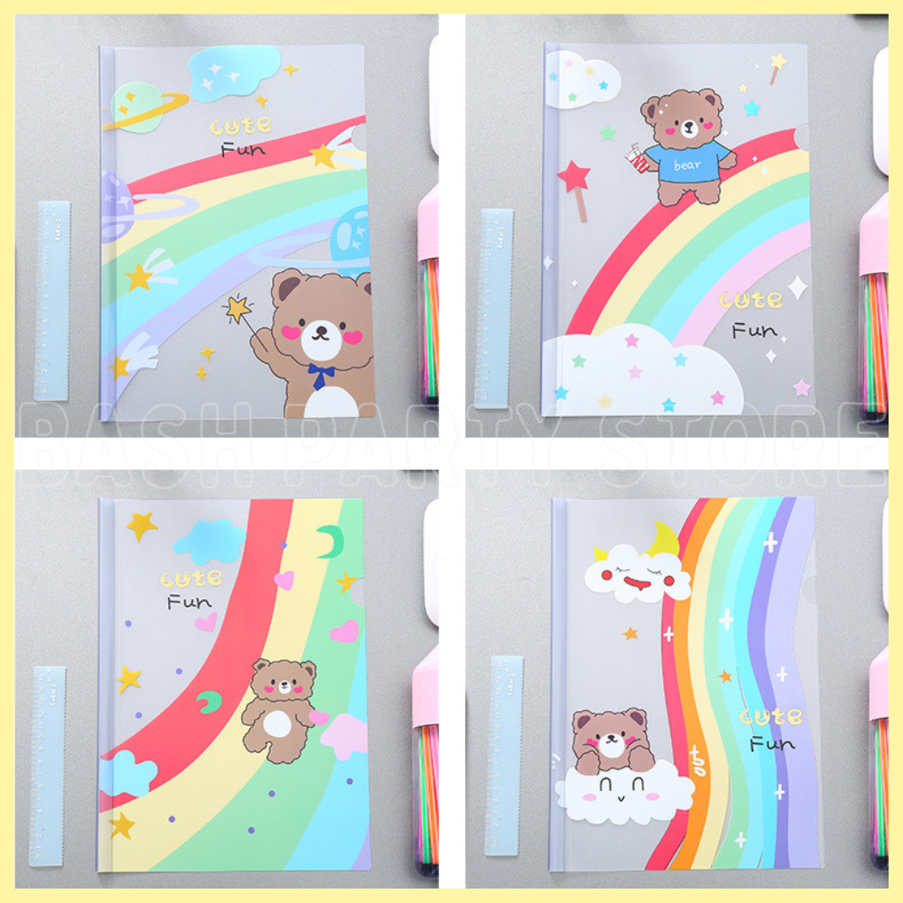 Cute Bear A4 Clip File