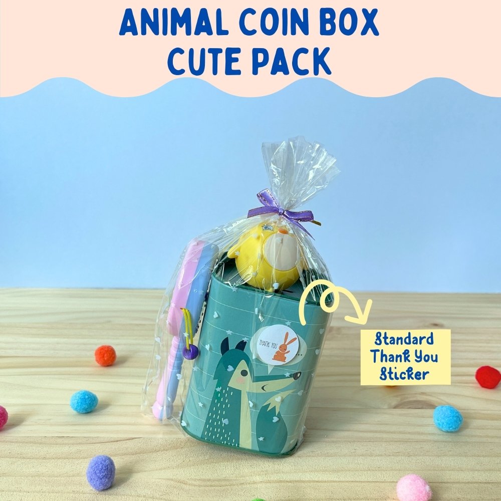 Animal Coin Box Cute Pack
