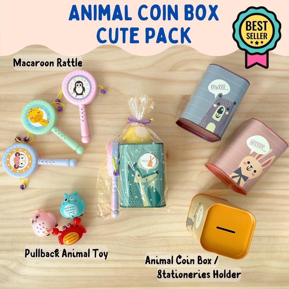 Animal Coin Box Cute Pack