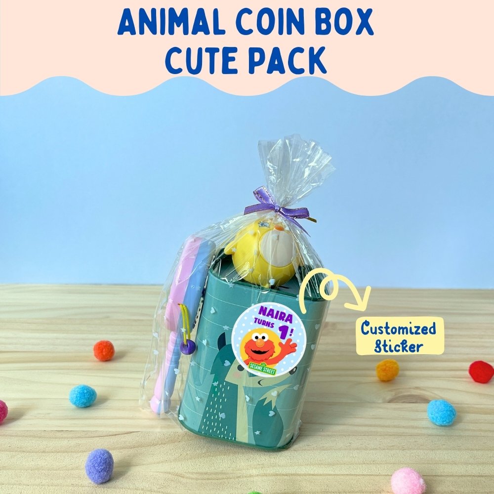 Animal Coin Box Cute Pack