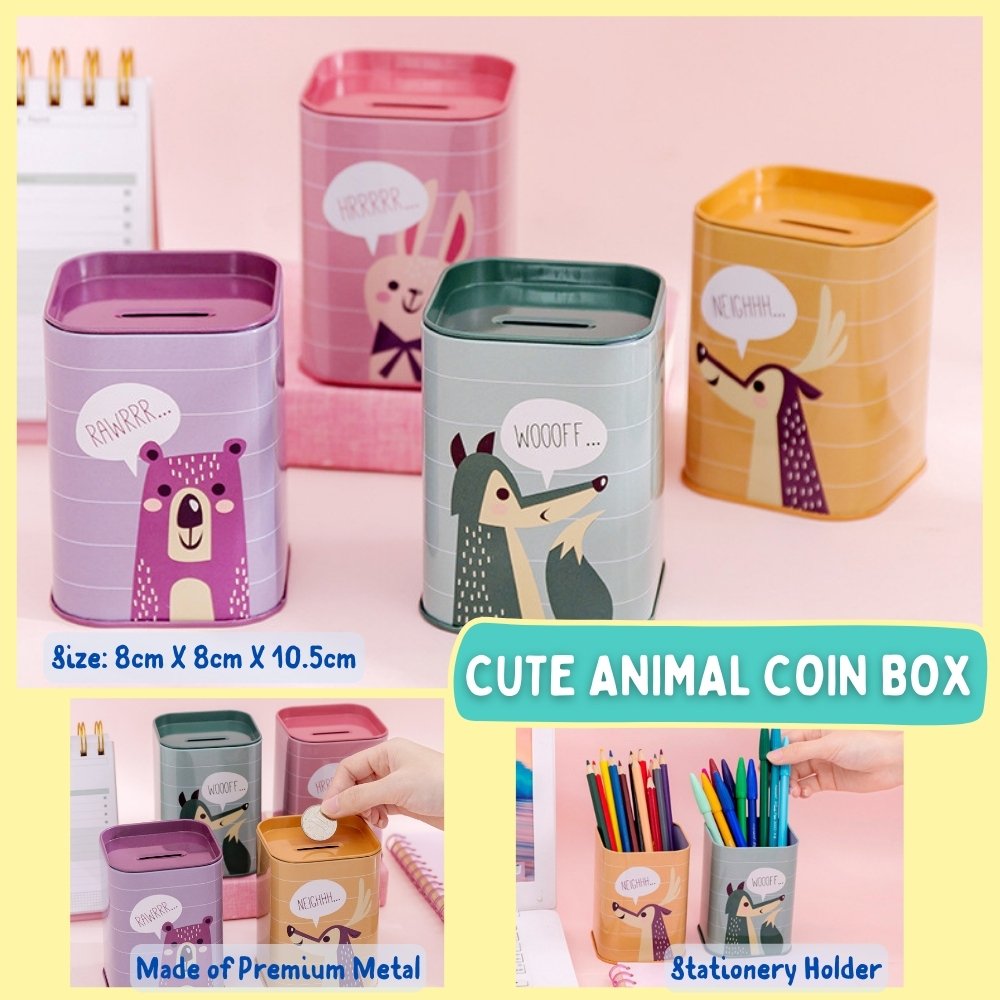 Animal Coin Box Cute Pack