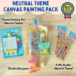 Neutral Theme Canvas Painting Goodie Bag