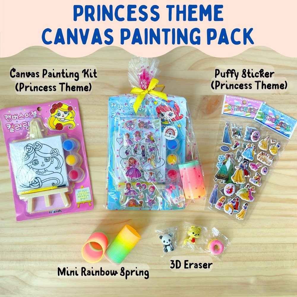 Princess Theme Canvas Painting Goodie Bag