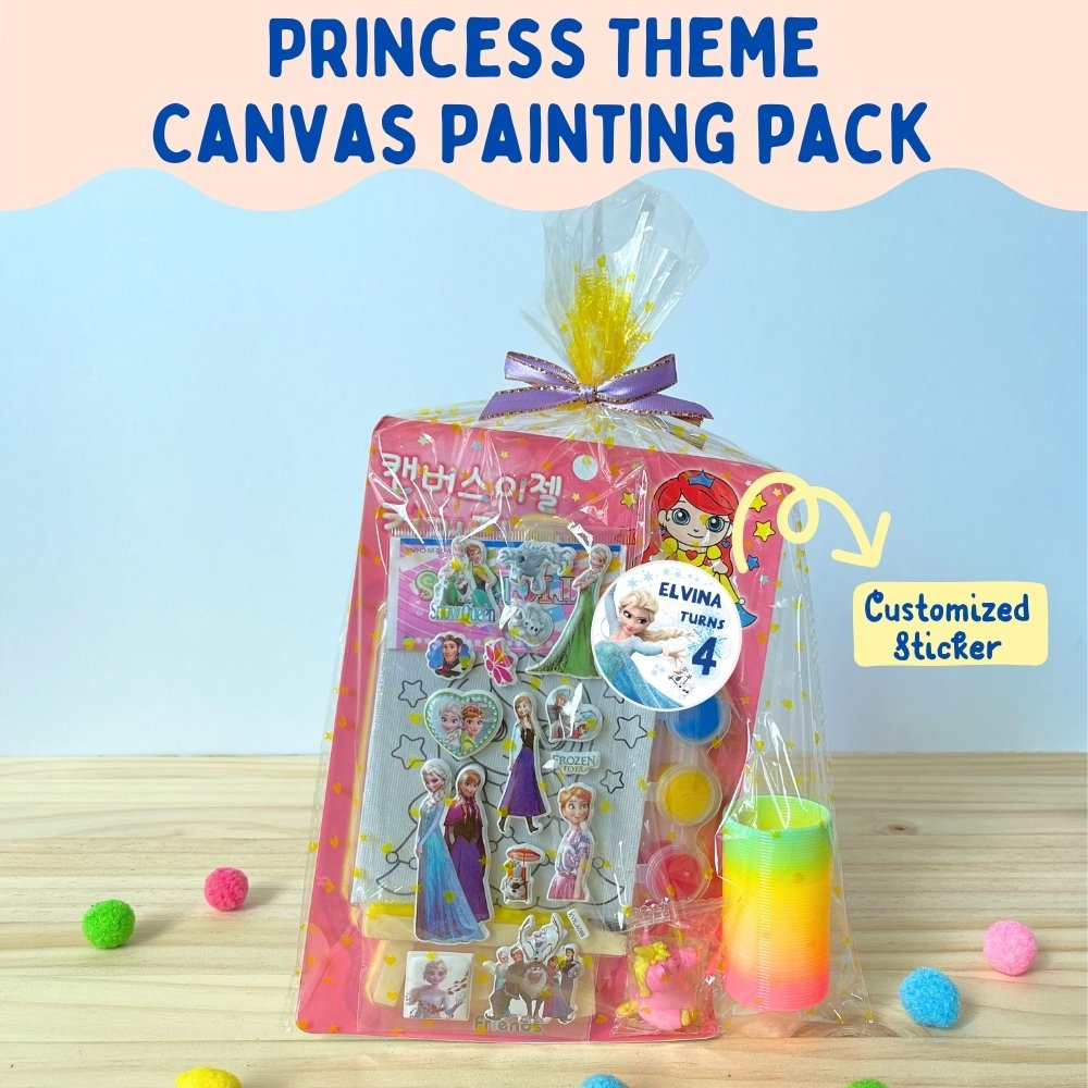 Princess Theme Canvas Painting Goodie Bag