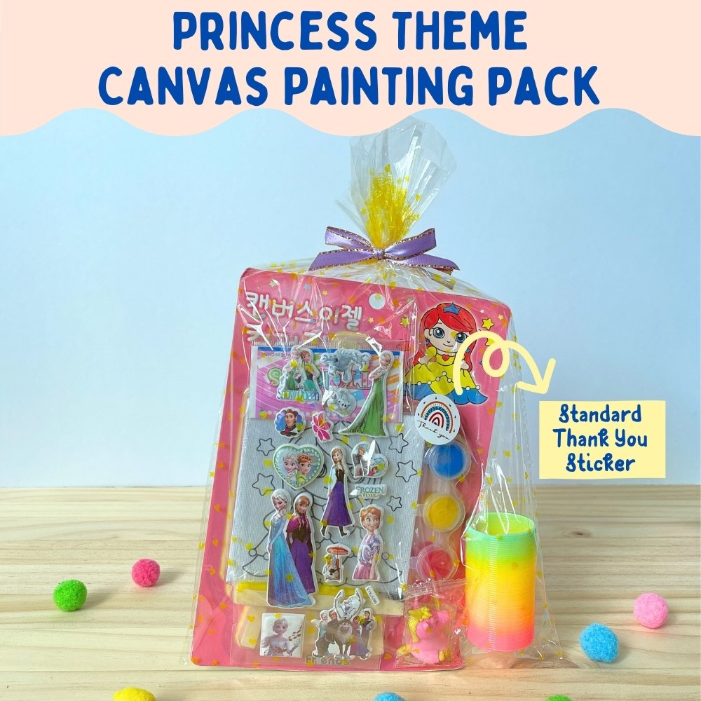 Princess Theme Canvas Painting Goodie Bag