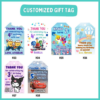 Customised Gift Tag (Set of 10)