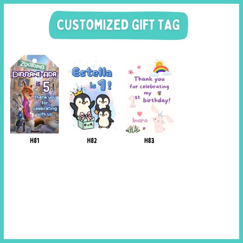 Customised Gift Tag (Set of 10)