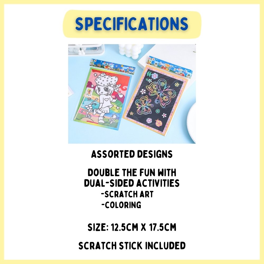 DIY Scratch Art Colouring Card – Bash Party Store