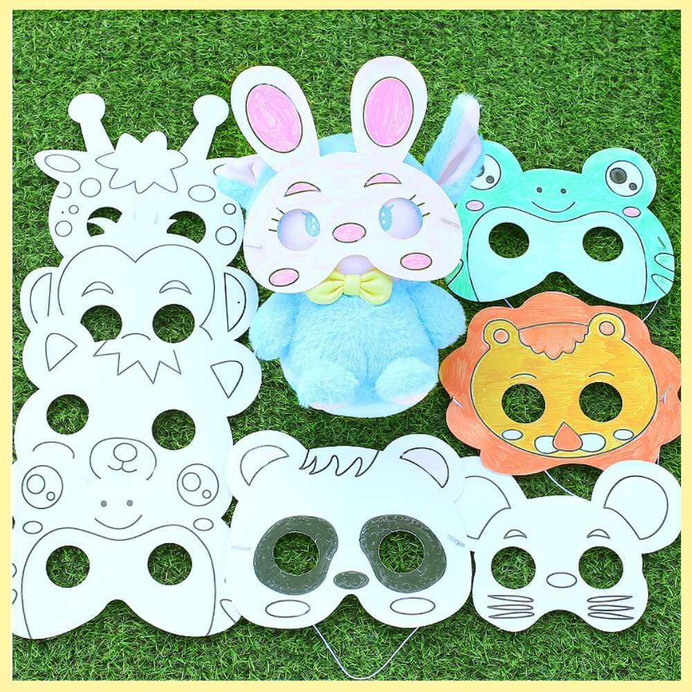 DIY Colouring Face Mask