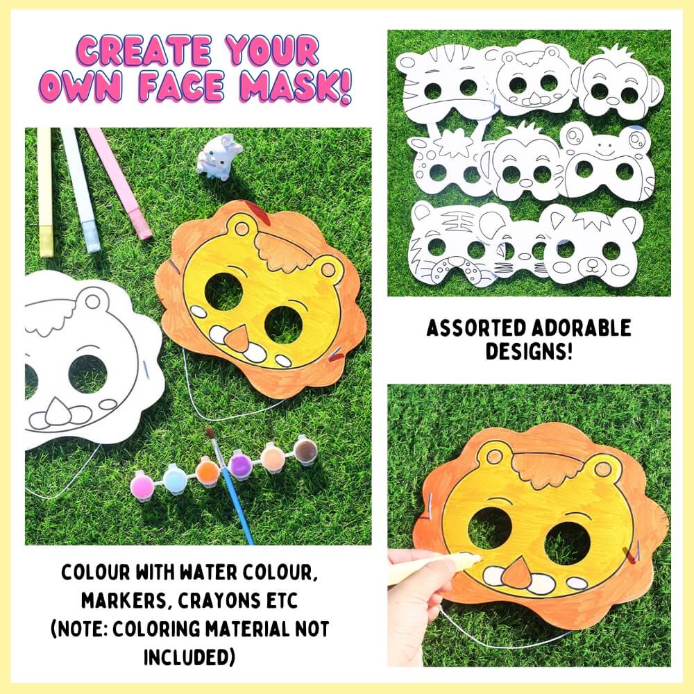 DIY Colouring Face Mask