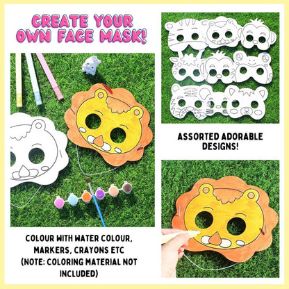 DIY Colouring Face Mask