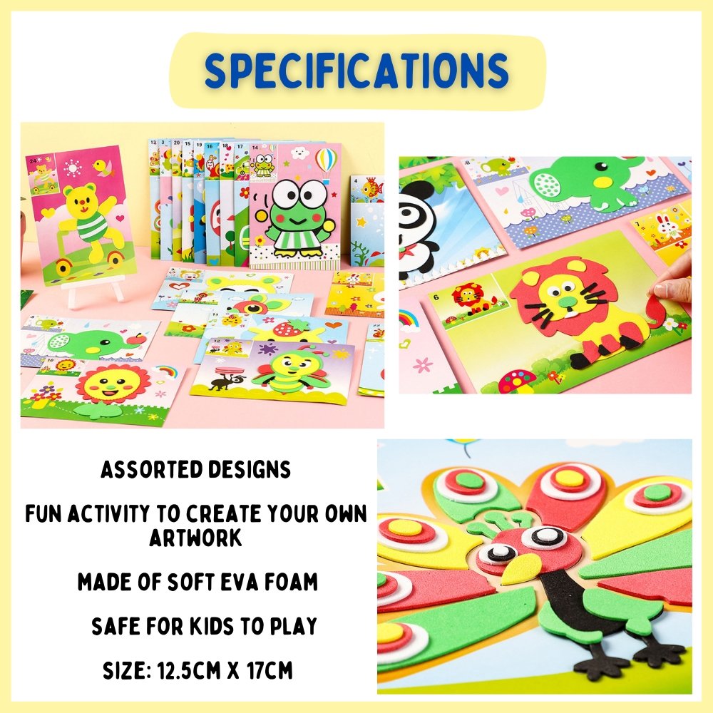 DIY Foam Art Colouring Craft Kit