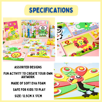 DIY Foam Art Colouring Craft Kit