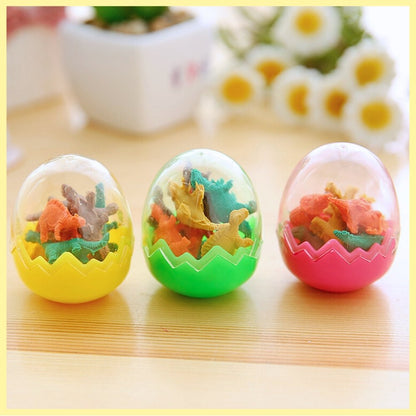 Dinosaur Egg Erasers