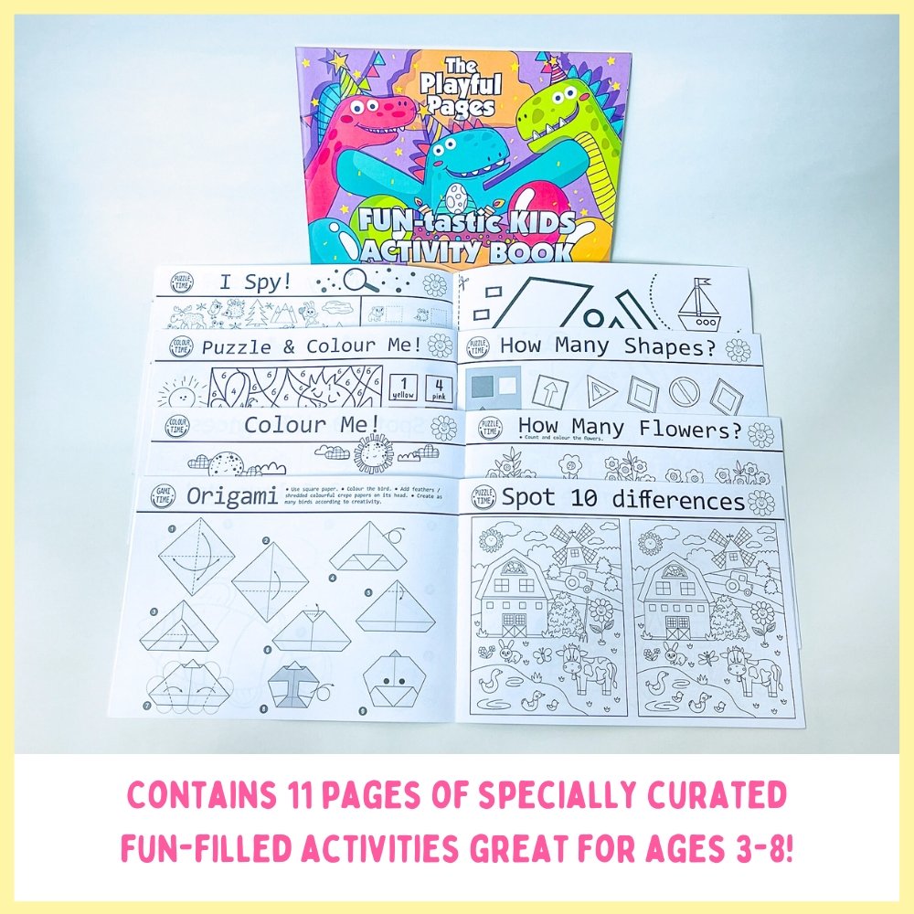 Kids Fun-tastic Activity Book