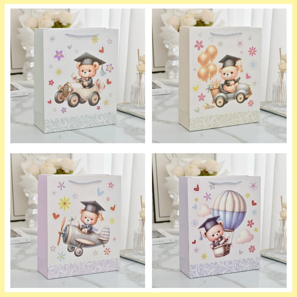 Graduation Bear Paper Bag