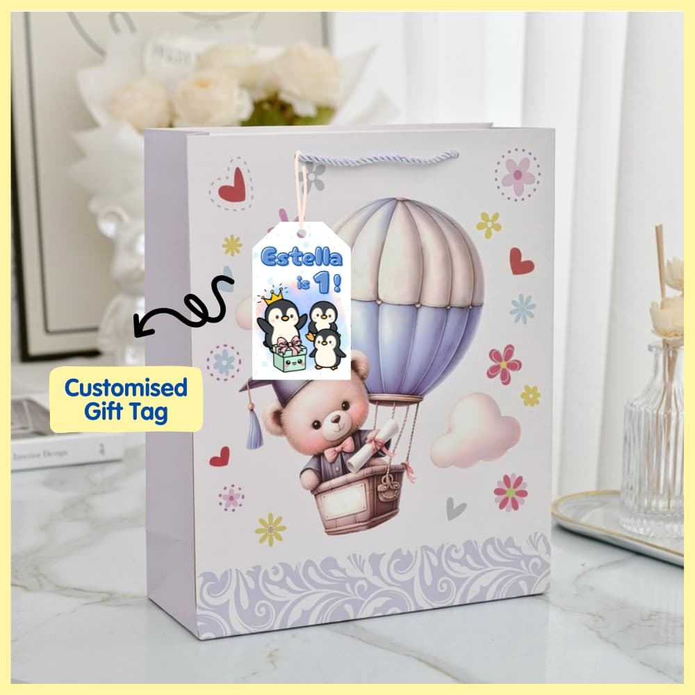 Graduation Bear Paper Bag