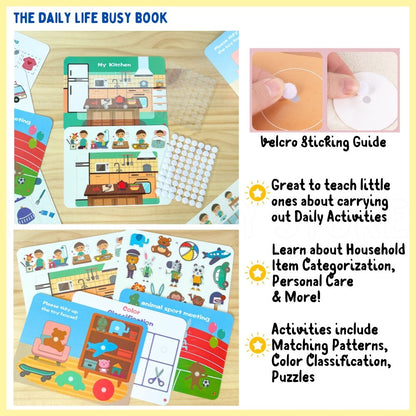 Toddler Kids Busy Quiet Book