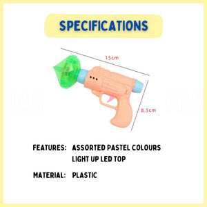 LED Light Spinning Top Gun Toy