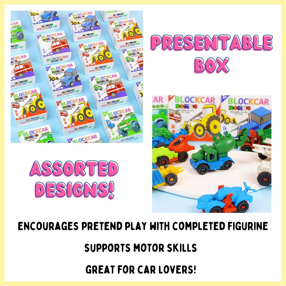 Mini Toy Car Building Blocks