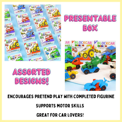 Mini Toy Car Building Blocks