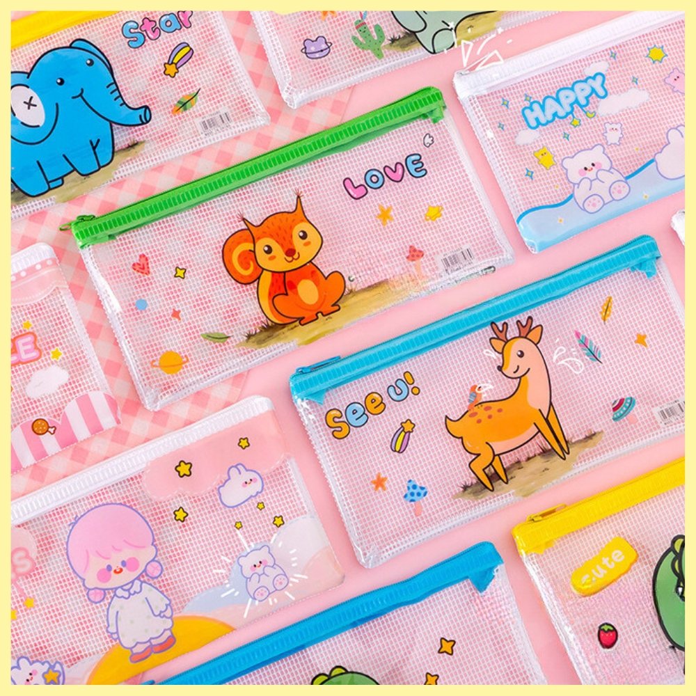colorful PVC zipper pencil cases