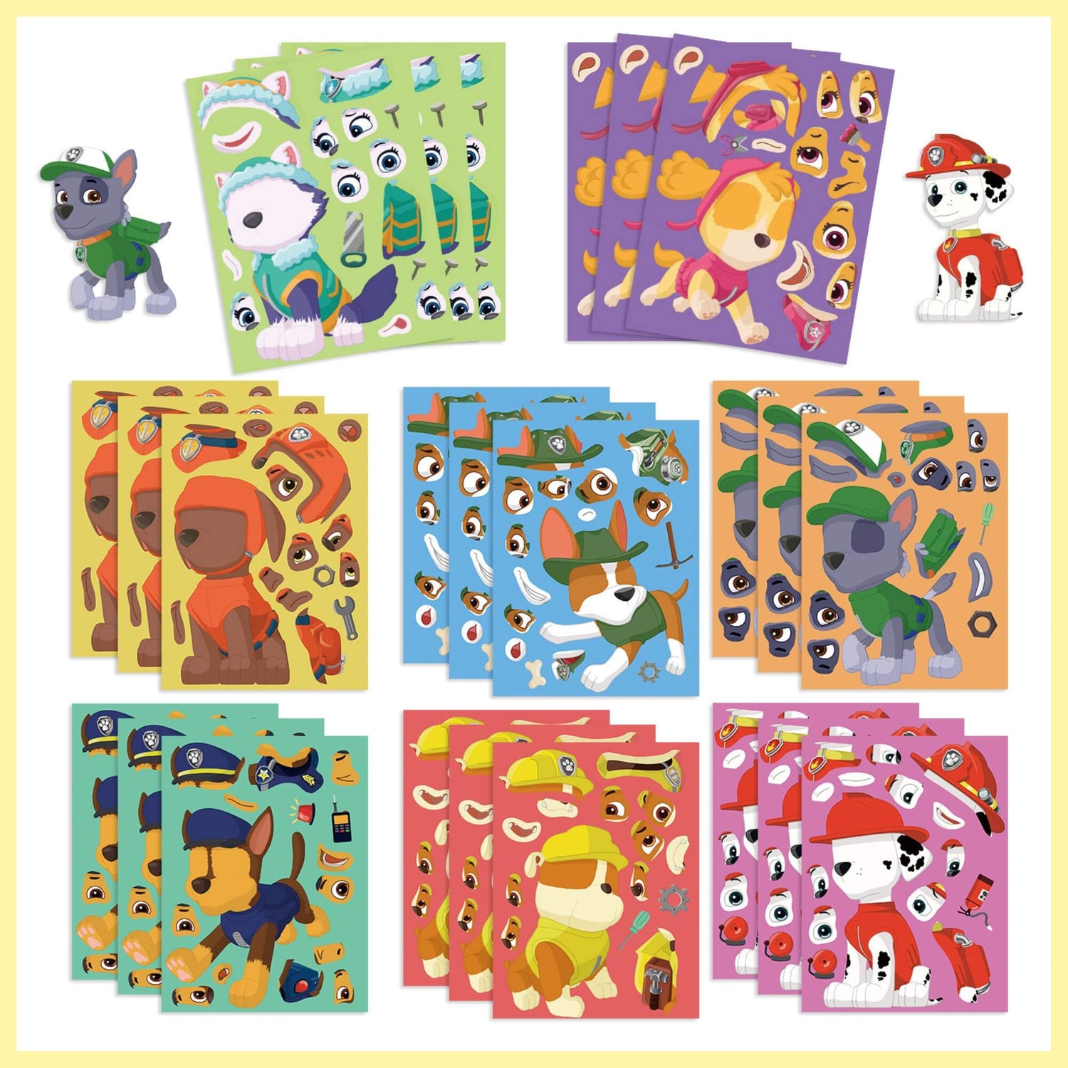 Paw Patrol Emotions Sticker (Set of 8)