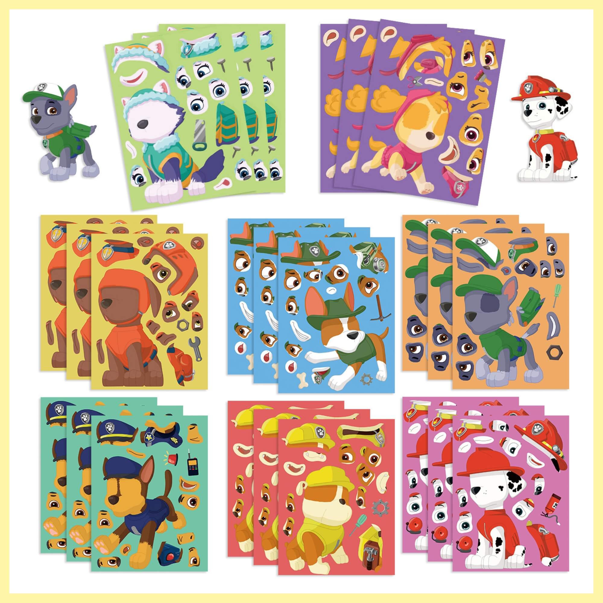 Paw Patrol Emotions Sticker (Set of 8)