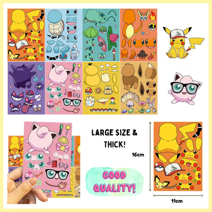 Pokemon Emotions Sticker (Set of 8)