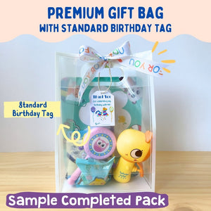 Premium Gift Bag Packaging (with Standard Birthday Tag)