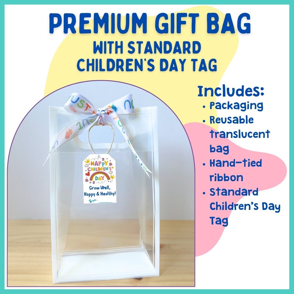 Premium Gift Bag Packaging (with Standard Children Day Tag)