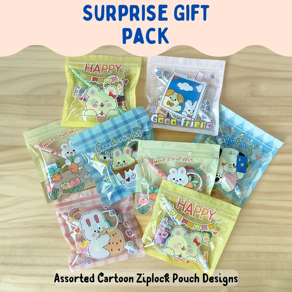 Assorted cartoon themed surprise gift packs