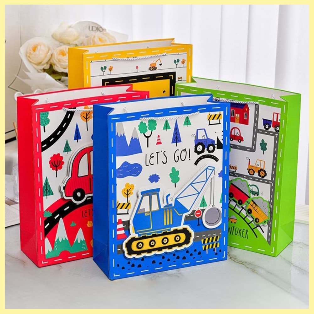 Vroom Vehicle Paper Bag (with Gift Tag Options)