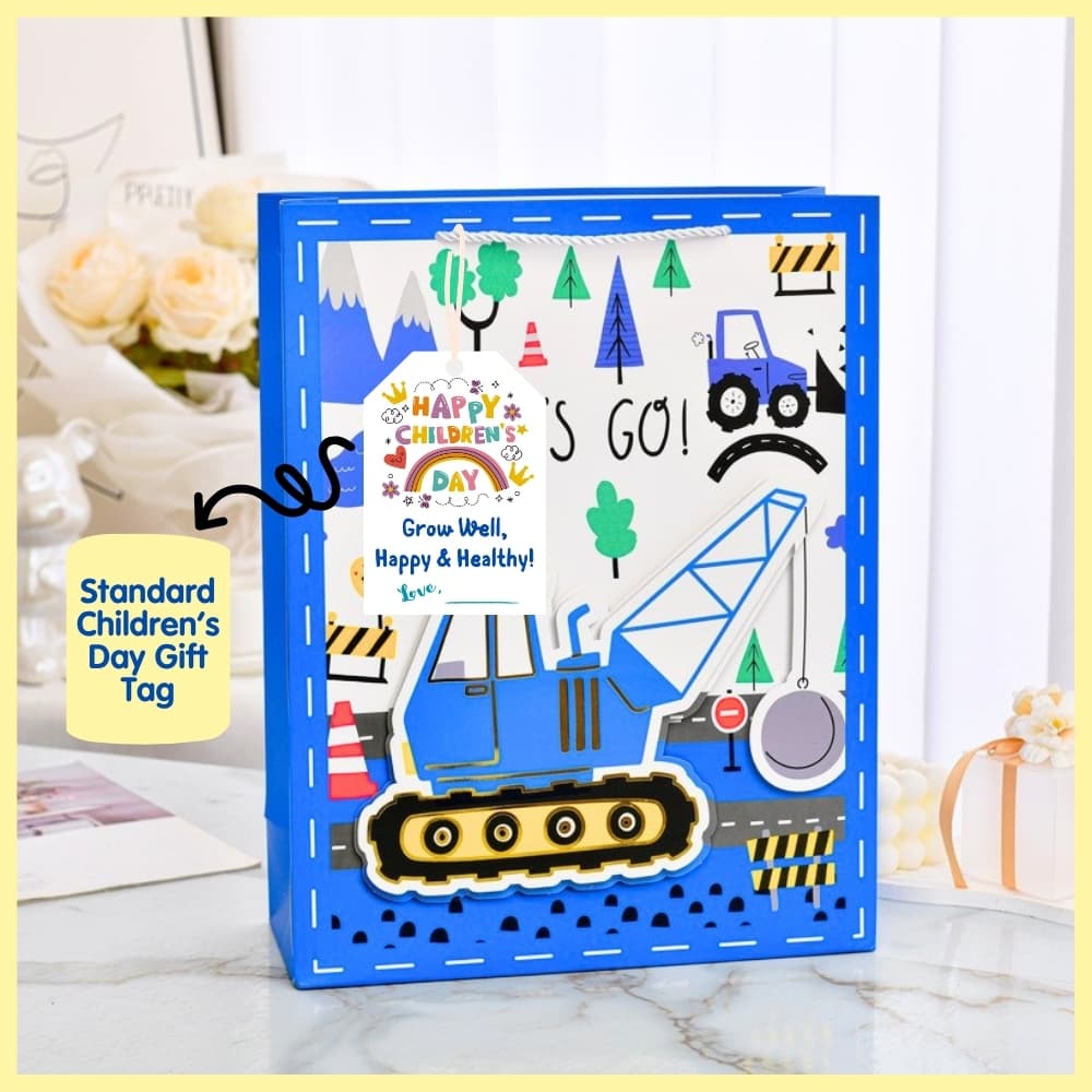 Vroom Vehicle Paper Bag (with Gift Tag Options)