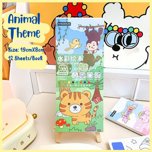 Kids Watercolour Painting Book