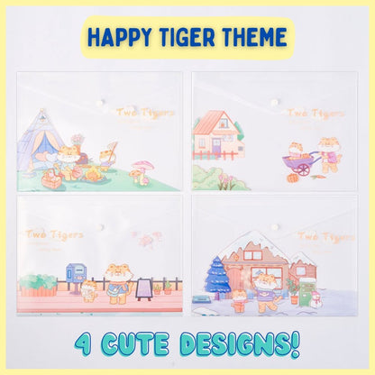 Adorable A4 Snap Button Folder (Set of 12)