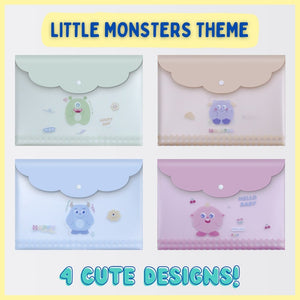 Adorable A4 Snap Button Folder (Set of 12)