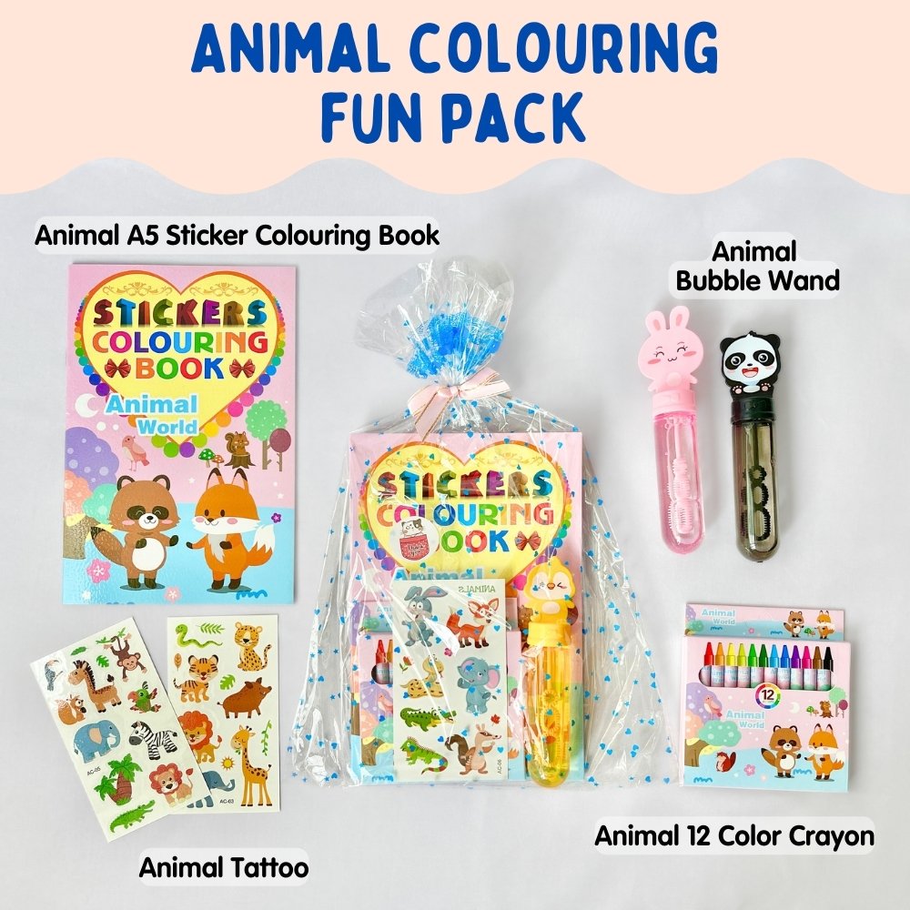 Animal Colouring Fun Goodie Bag