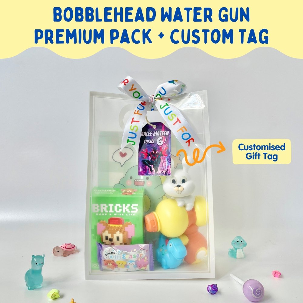 Bobble Head Water Gun Premium Goodie Bag