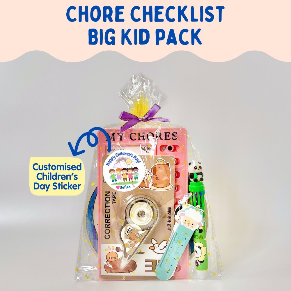 Chore Checklist Big Kid Pack