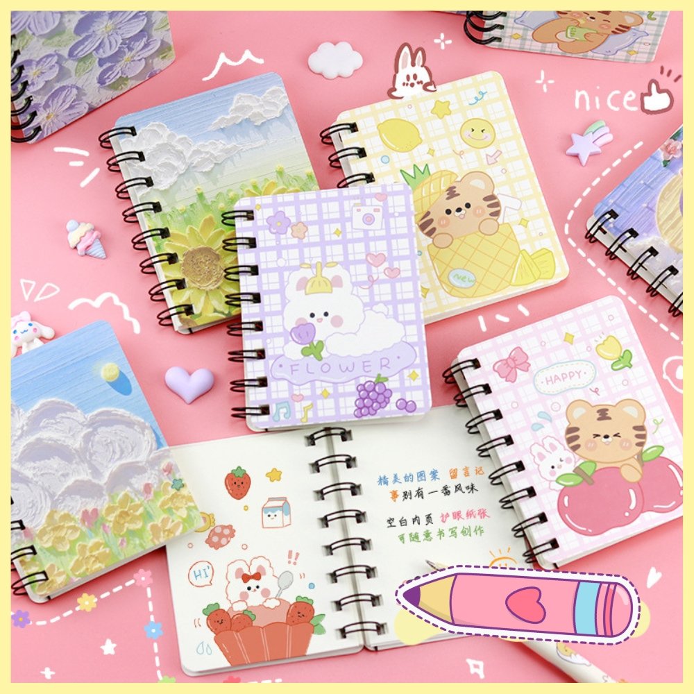 Mini Cartoon Notes Mini Cartoon Notebook - Bash Party Store