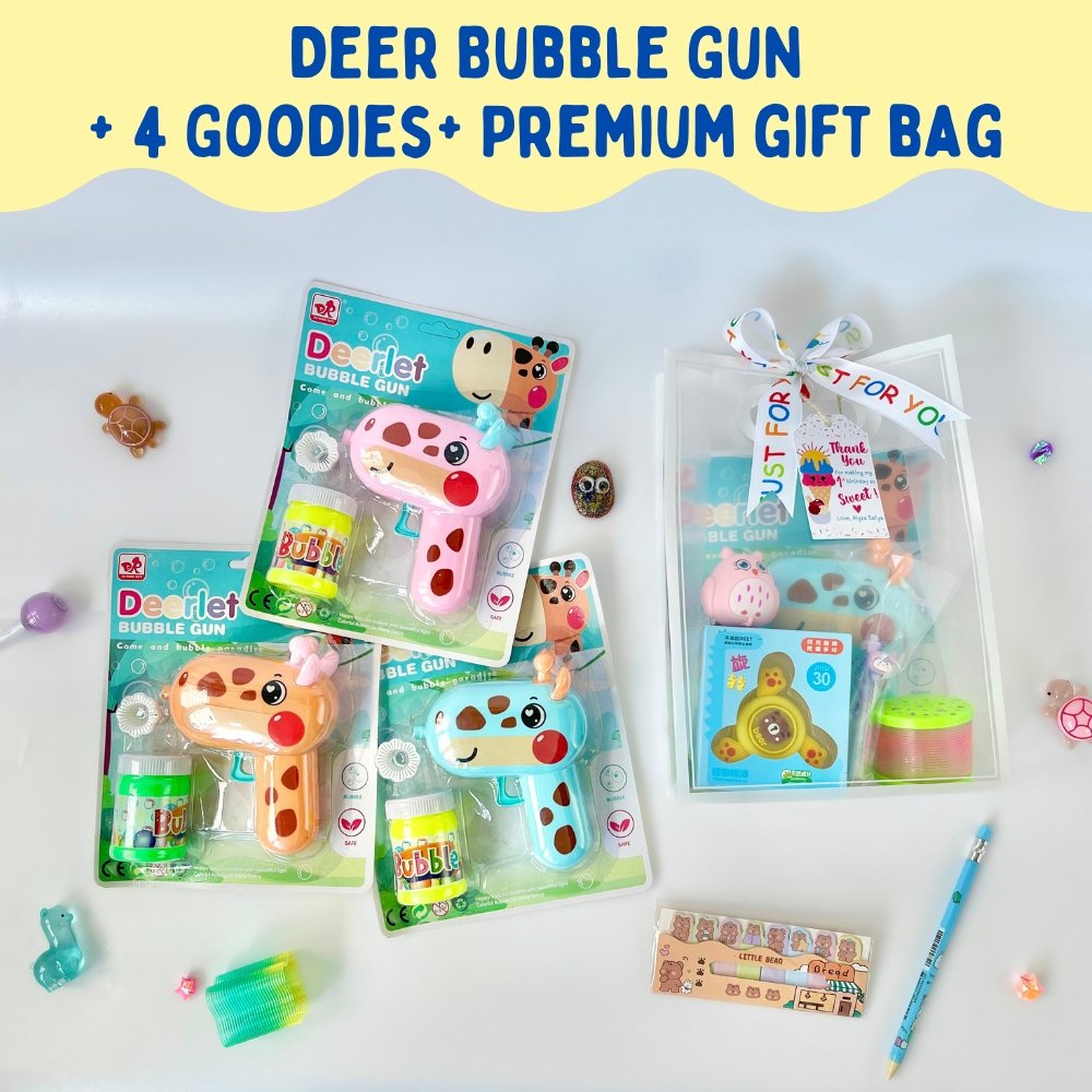 Deer Bubble Gun Premium Goodie Bag