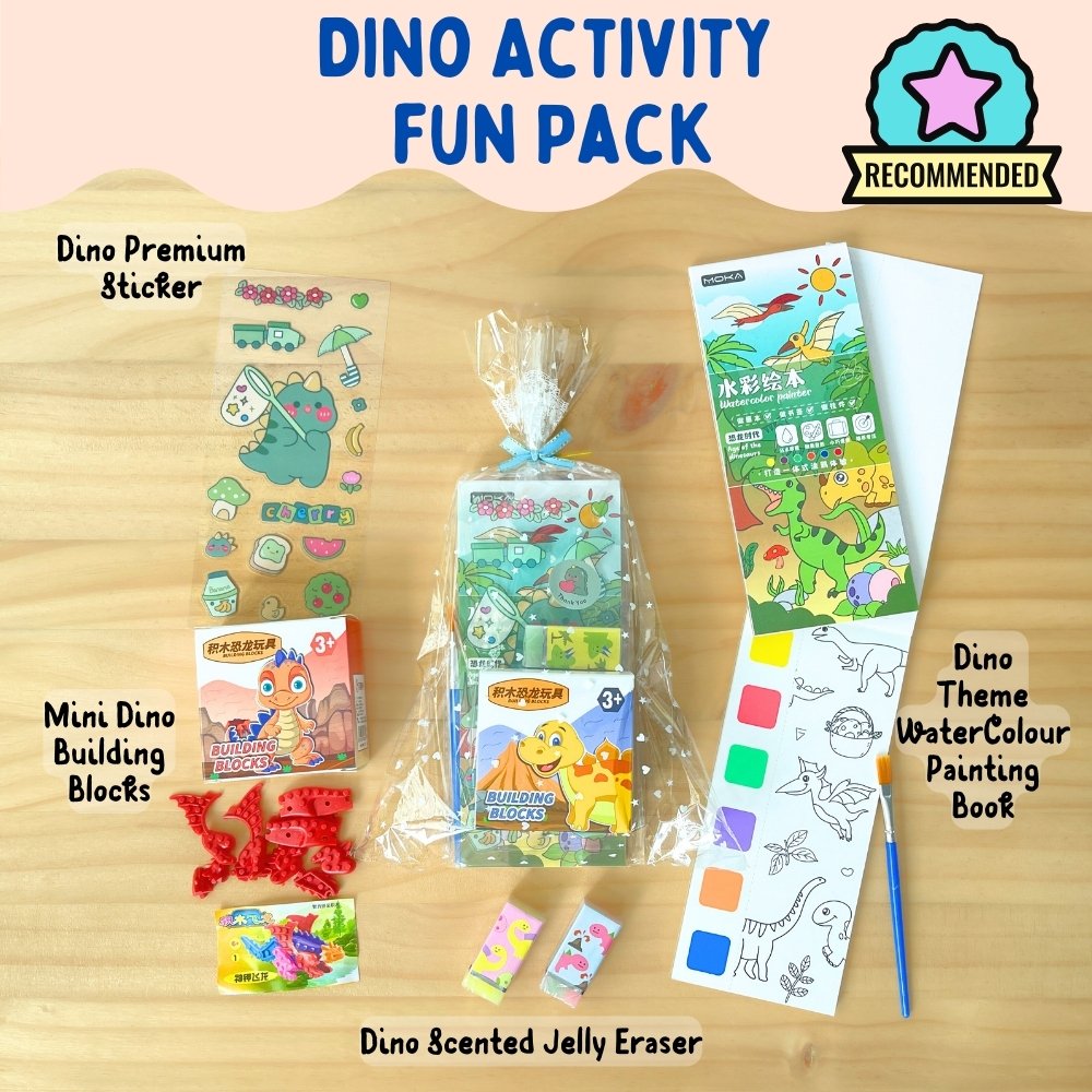 Dinosaur Theme Activity Fun Goodie Bag