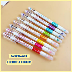 Dual Tip Gel Pen Highlighter